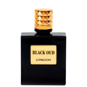 Perfume Masculino Black Oud For Men Lonkoom Eau de Toilette 100ml