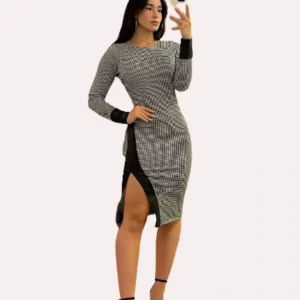 Vestido Viana Lady Griffe Xadrez